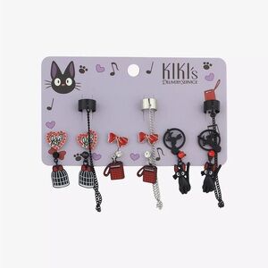 Studio Ghibli Kiki's Delivery Service Icons Cuff Earring‎ Set Hot Topic